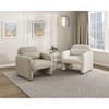 PAGED Boucle Accent Chairs,Arm Chair with 1 Matching Pillow and Plywood Frame,Comfy Chairs for Living Room,Bedroom - 3 of 4
