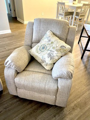 Mozelle Classic Gliding Recliner Beige - Christopher Knight Home : Target