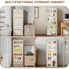 6/9-Tier Foldable Shoe Rack Organizer – Stackable Storage Cabinet with Magnetic Clear Doors, Portable for Closet, Entryway & Living Room - 2 of 4