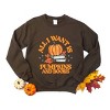Simply Sage Market All I Want Is Pumpkins And Books Sweatshirt - 3 of 4