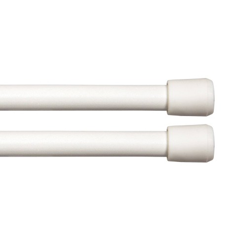 28 X48 Set Of 2 Strafford Adjustable Spring Tension Curtain Rod