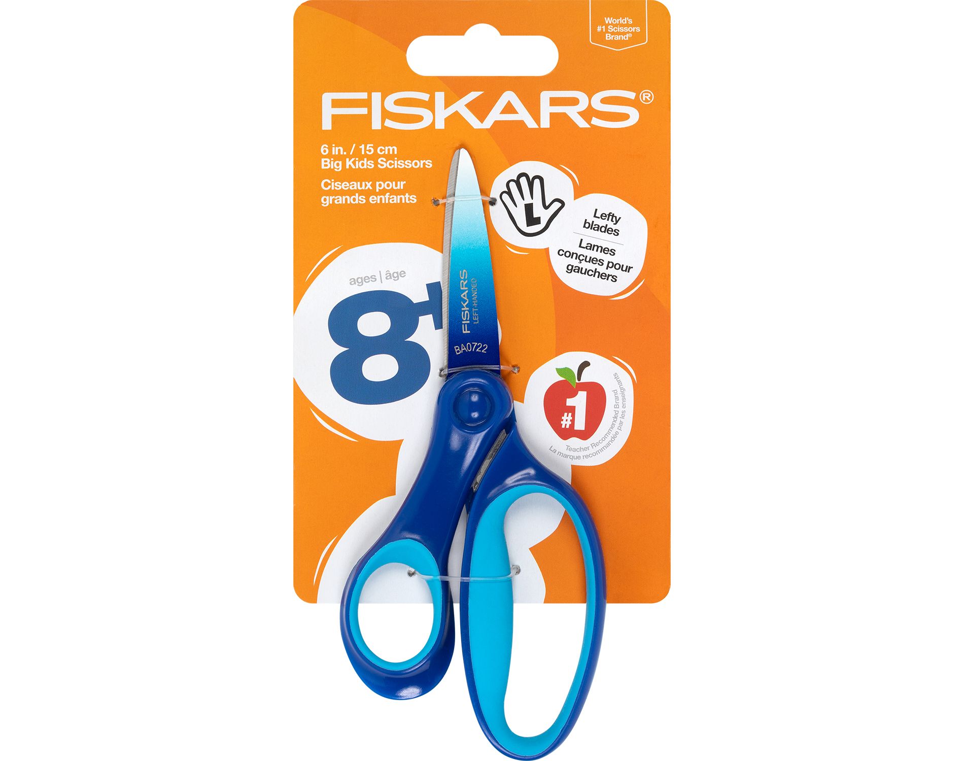 Fiskars 6" Ombre Left Handed Scissor Blue