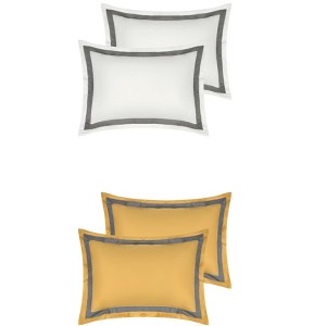 Unique Bargains Room Decoration Polyester Mother's Day Gift Wrinkle-Resistant Pillowcase 4 Pcs - 1 of 4