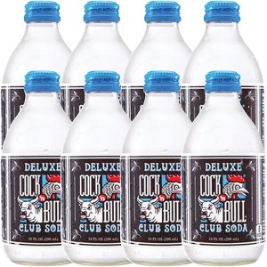 Cock n Bull Club Soda 10oz Soda Bottles - Ideal Mixer for Cocktails, Mocktails, and Bartenders - Premium Quality for Perfect Mixed Drinks - Refreshing Flavor Profile- Made In USA - 1 of 1