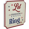 Northlight Let Freedom Ring Americana Metal Wall Sign - 11.75" - 4 of 4