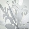 14"H & 10.5"H Sullivans Silver 3D Snowflake Christmas Ornaments Set of 2 Christmas Tree Decor - 2 of 2