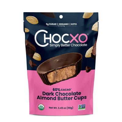 Organic Dark Chocolate Peanut Butter Minis Pouch – OCHO Organic Chocolate  Candy