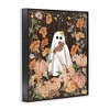 Stupell Industries Pumpkins & Ghost with Teddy Bear Framed Giclee Wall Art - 2 of 4