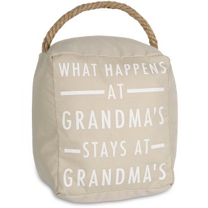 Pavilion Gift Company - Grandma's - 5" x 6" Door Stopper - Door Stops - 1 of 4