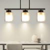 TOBILI 24-inch 3-head pendant lamp in black - 2 of 4