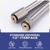 WOWOW 63 in. Stainless Steel Replacement Shower Hose in Chrome - 3 of 4