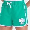 Girls' Hello Kitty Matchback Shorts - Green/White - 2 of 4