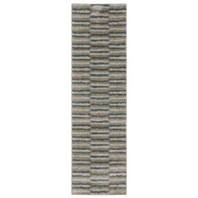 Oriental Weavers Alton 5502D Teal/ Grey Indoor Area Rug - 2'3" x 7'6"