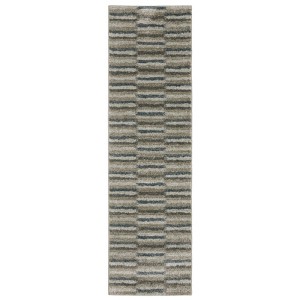 Oriental Weavers Alton 5502D Teal/ Grey Indoor Area Rug - 2'3" x 7'6" - 1 of 4