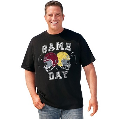 Nfl Big & Tall Team Logo Graphic Tee in Black for Men