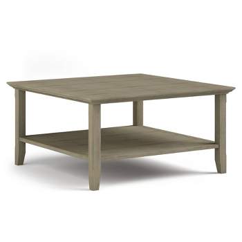 36" Normandy Solid Wood Square Coffee Table - Wyndenhal