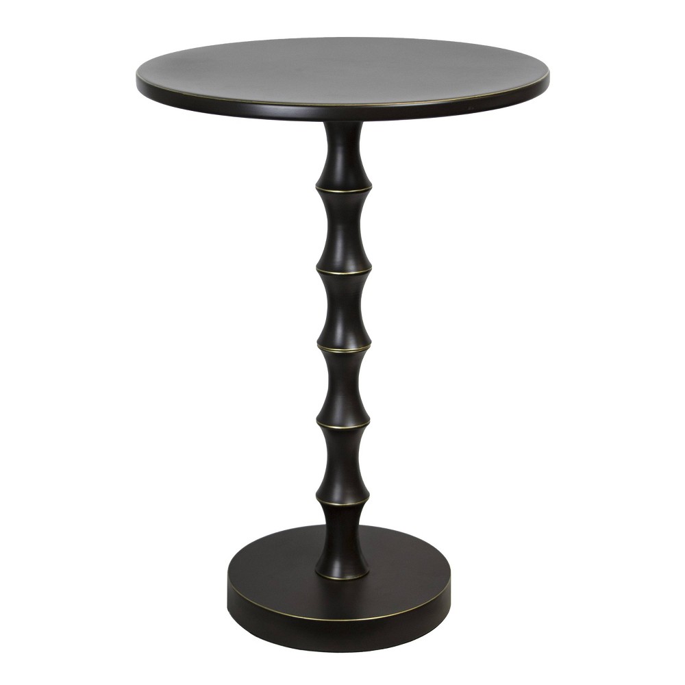LumiSource 27" Bora Metal Accent Table Oil Rubbed Bronze