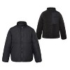 Rokka&Rolla Boys' Reversible Quilted Jacket Fleece Lined Puffer Coat - 4 of 4