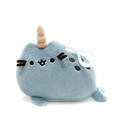 Enesco Pusheen Pusheenimal Narwhal 5-Inch Plush Backpack Clip