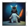 Amanti Art Bunny Vader by Lucia Heffernan Canvas Wall Art Print Framed 22-in. x 22-in. - 4 of 4