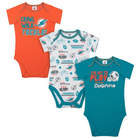 NFL baby-girls 3 Pack Short Sleeve Bodysuit