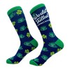 Crazy Dog T-Shirts Women's Worlds Tallest Leprechaun Socks Funny St Paddys Day Folklore Joke Footwear - image 2 of 4