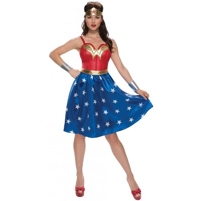 Fancy dress costume - Red/Wonder Woman - Ladies