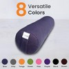 Sol Living Yoga Bolster Pillow with Removable Cover Rectangle - 4 of 4