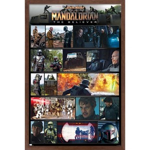 Trends International Star Wars: The Mandalorian Season 2 - Chapter 15 Grid Framed Wall Poster Prints - 1 of 4
