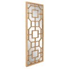 Howard Elliott 46"x15.75" Framed Aldrich Mirror Antique Gold: Modern Style, MDF Wall Mount, No Assembly Required - 2 of 4