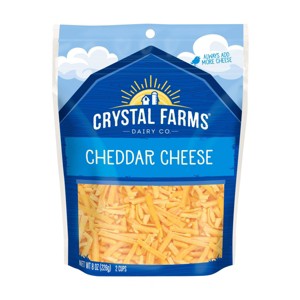 Crystal Farms Cheddar Cheese - 8oz - 1 of 4