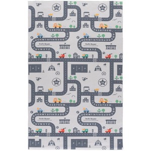 Tacoma Kids TCK171 Power Loomed Stain Resistant Non-Shedding Machine Washable Skid-Resistant Indoor Rugs - Safavieh Kids - 1 of 4