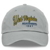 NCAA West Virginia Mountaineers Nico Cotton Hat: Adjustable Solid Gray Baseball Cap - 2 of 4