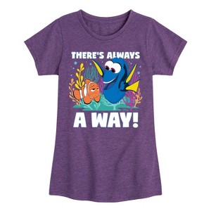 Girls' - Disney - There's Always A Way Fitted Short Sleeve Graphic T-Shirt - 1 of 4