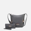 MKF Collection Lux Vegan Leather Women’s Hobo Bag with Wallet by Mia K - 2 of 4