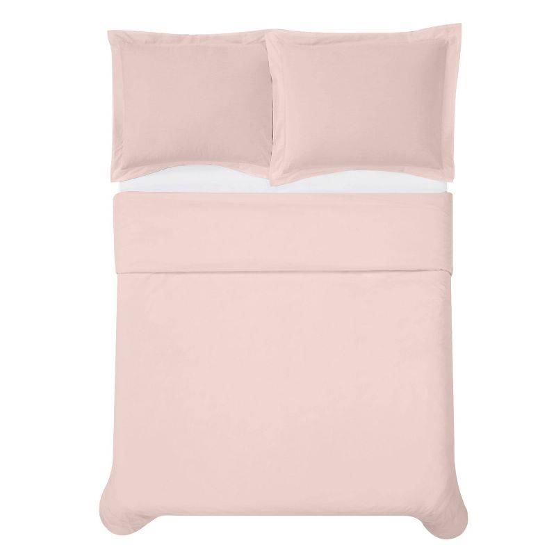 Solid Percale Duvet Cover Set - Cannon, 6 of 9