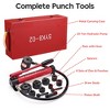 Yescom 10 Ton Hydraulic Knockout Punch Set 1/2" to 2" 6-Die Conduit Hole Puncher for Metal - Red - 4 of 4