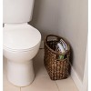BIRDROCK HOME Sea Grass Storage Basket w/ Handles - Woven Decorative Organizer Bin for Living Room, Bathroom, Magazines & Home Decor - Brown - 4 of 4