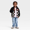 Toddler Boys' Disney Cars Lightning McQueen Racing Cozy Zip-Up Sweater - Black - 3 of 3
