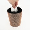 Unique Bargains Car Trash Can Portable Seat Back Trash Bin Gold Tone - 4 of 4