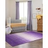 Lahome Abstract Ombre Plush Area Rug – Soft Gradient Accent with Non-Slip Backing - 4 of 4