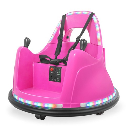 Kidzone 360 Spin Wifi Bumper Car For Toddlers & Kids, Pink : Target