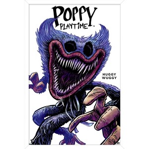 Trends International Poppy Playtime - Huggy Wuggy Feature Series Framed Wall Poster Prints - 1 of 4