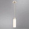 dweLED Elementum 3 1/2" Wide Satin Nickel LED Mini Pendant - 2 of 3