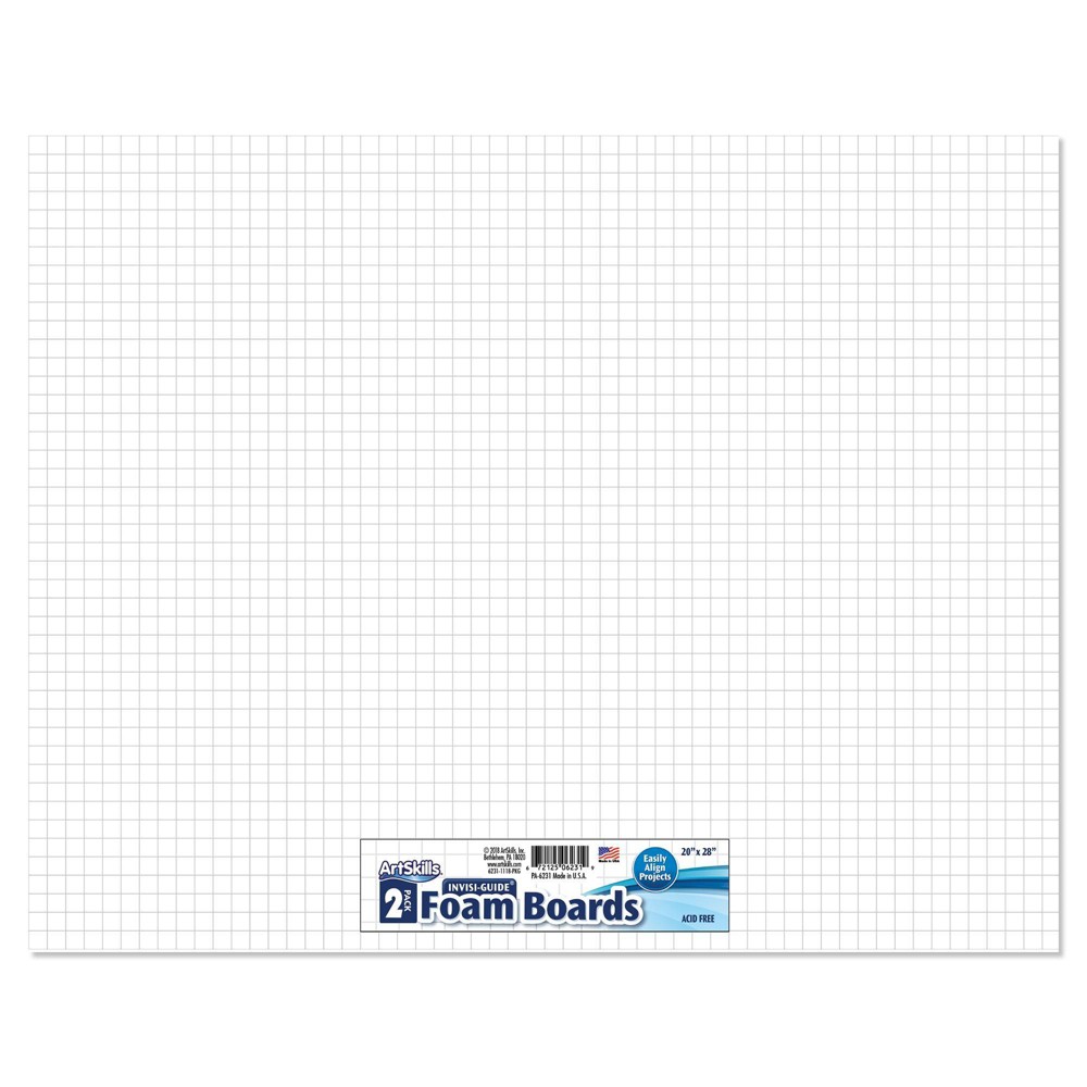 ArtSkills 2pk 20" x 28" Invisi-Guide Presentation Boards