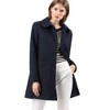INSPIRE CHIC Women's Turn Down Collar Single Breasted Winter Outwear Overcoat - 2 of 4