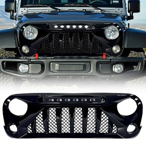 American Modified Gladiator Grille Compatible with 2007 to 2018 Jeep Wrangler JK - 1 of 4