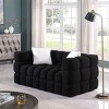 62"Cloud Couches,Boucle Sofa With Square Arms,Loveseat,Marshmallow Sofa With Wooden Frame,Soft Sofa Furniture-Cuddlewood - 3 of 4