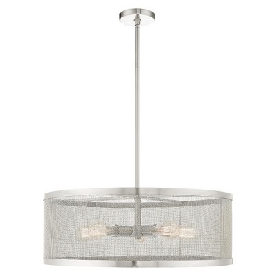 Livex Lighting Industro 5 - Light Chandelier in  Brushed Nickel