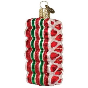 Old World Christmas Blown Glass Ornament for Christmas Tree, Christmas Ribbon Candy - 1 of 3